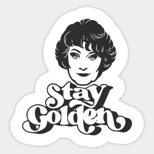 golden syau - art drawing Sticker